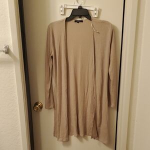 FREE W/ ANY PURCHASE Ambiance Taupe Longline Cardigan